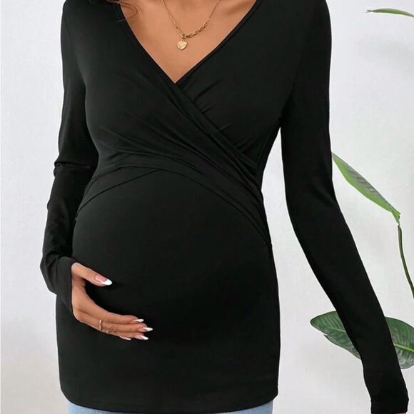 💥Buy 2 Get 1 Free💥  SHEIN Maternity / Nursing Blouse - Picture 3 of 5